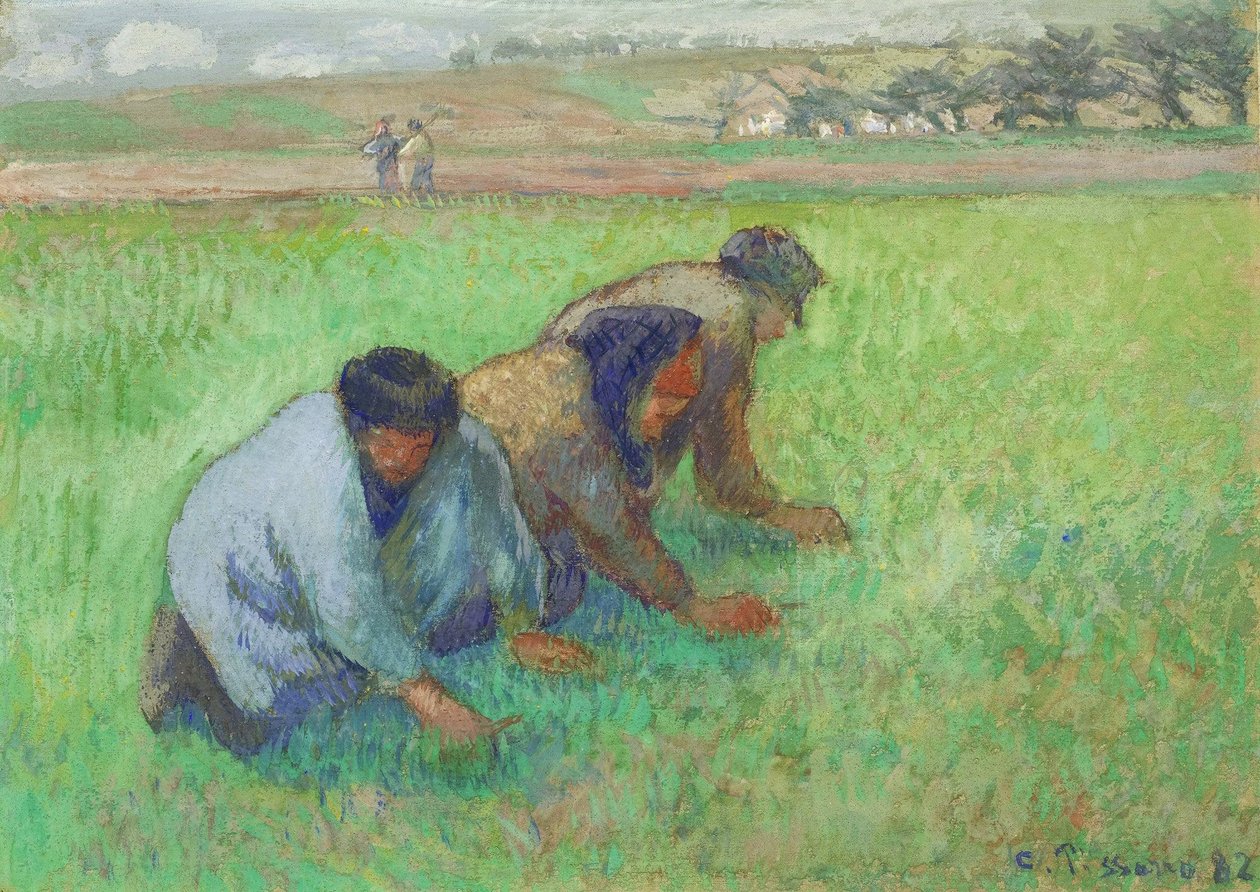 Kultivatorene av Camille Jacob Pissarro