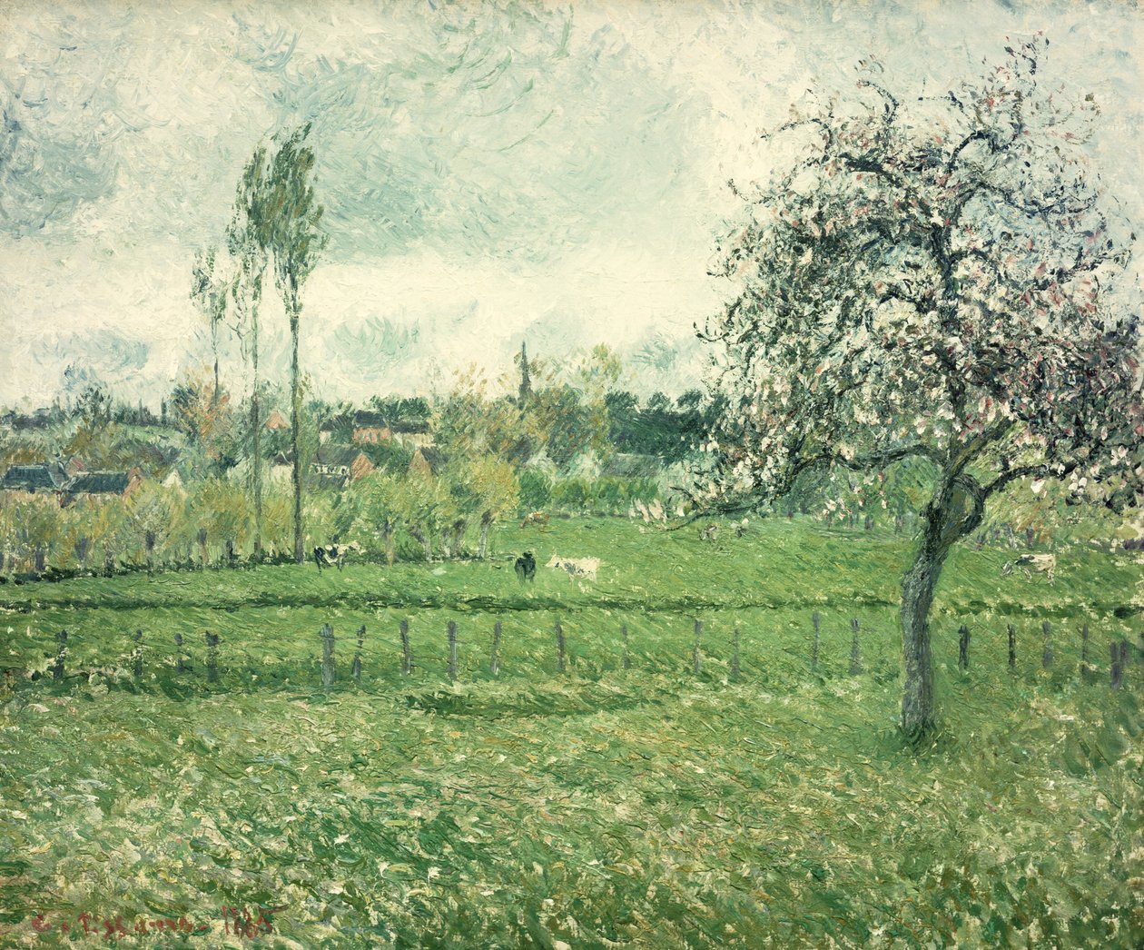 Eng i Eragny, 1885 av Camille Jacob Pissarro