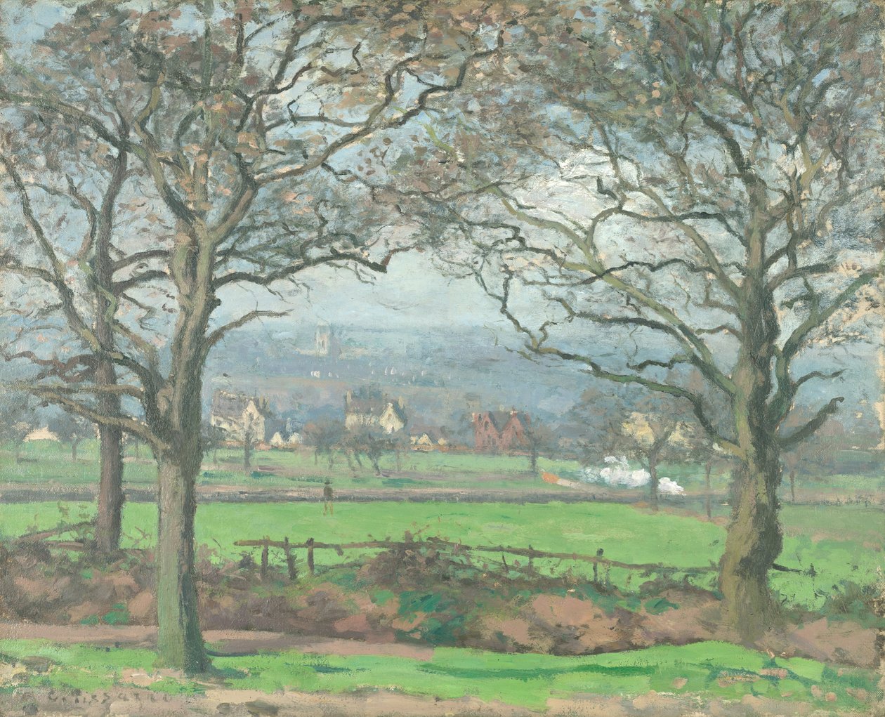 I nærheten av Sydenham Hill av Camille Jacob Pissarro