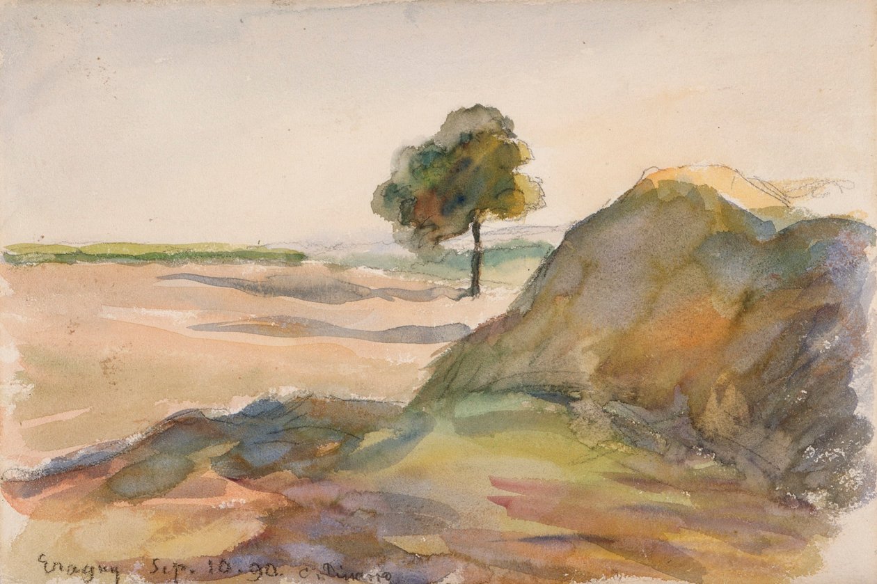 Landsbygda av Camille Jacob Pissarro