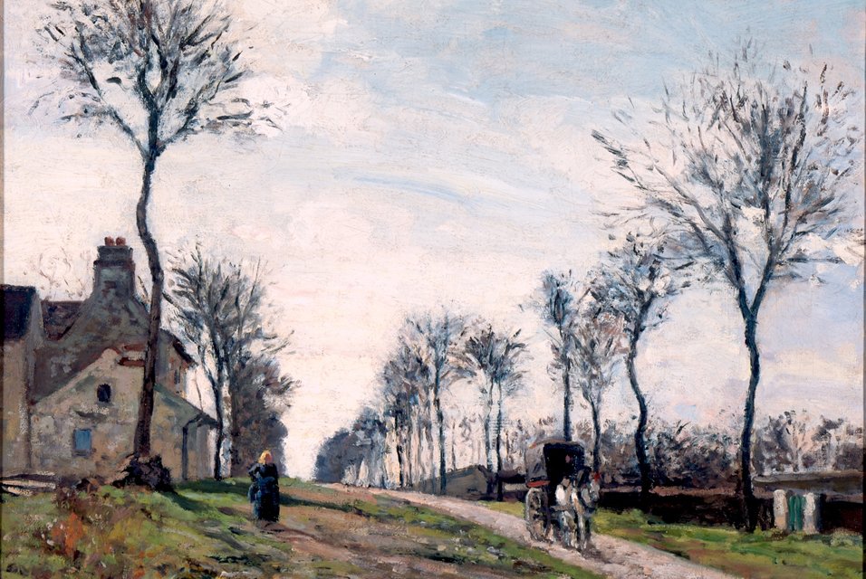 Veien til Marly av Camille Jacob Pissarro