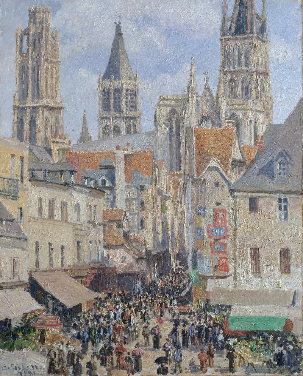 Dagligvaregate av Camille Jacob Pissarro