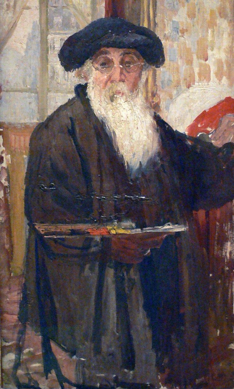 Selvportrett av Camille Jacob Pissarro