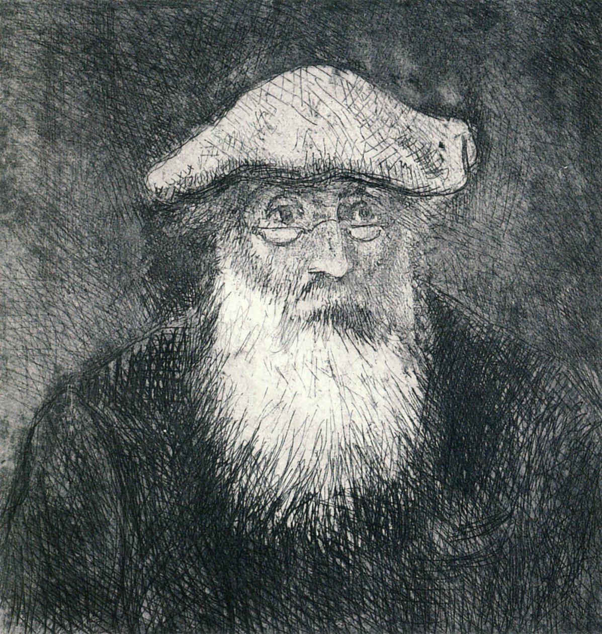 Selvportrett av Camille Jacob Pissarro