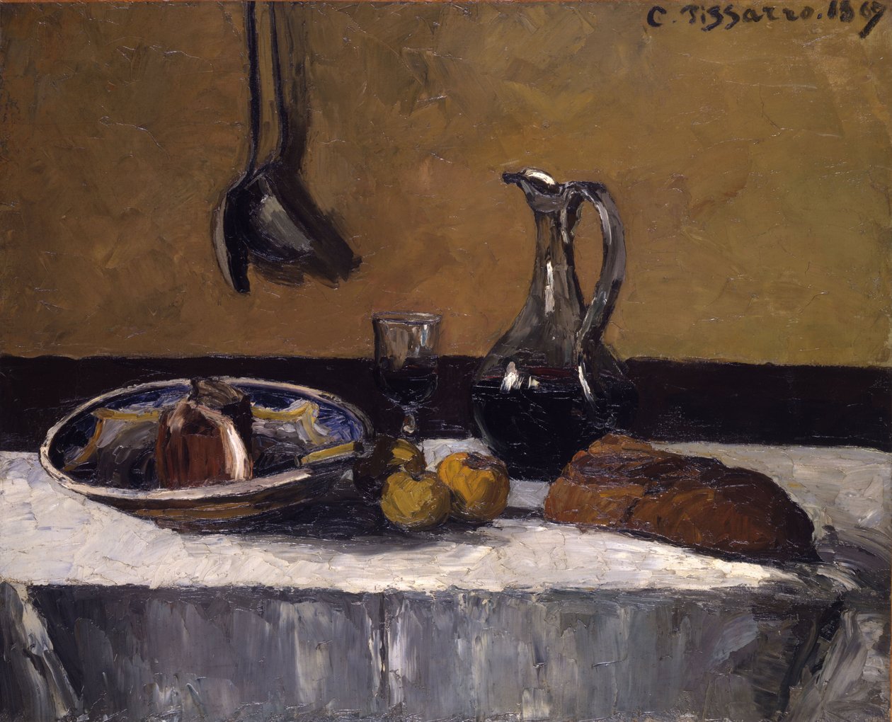 Stilleben av Camille Jacob Pissarro