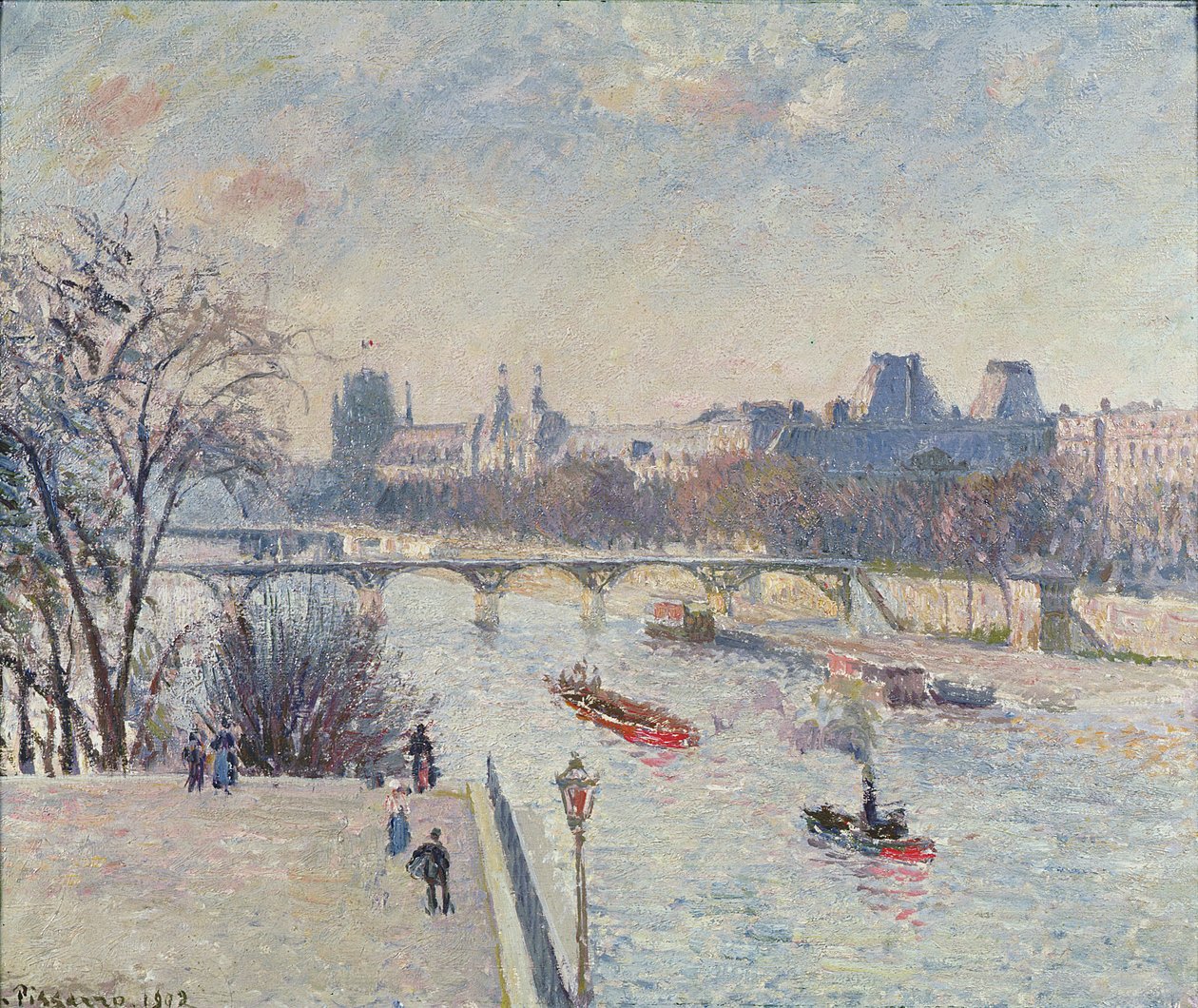 Louvre, 1902 av Camille Jacob Pissarro