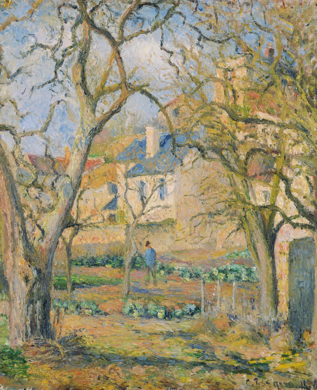 Grønnsakshage av Camille Jacob Pissarro