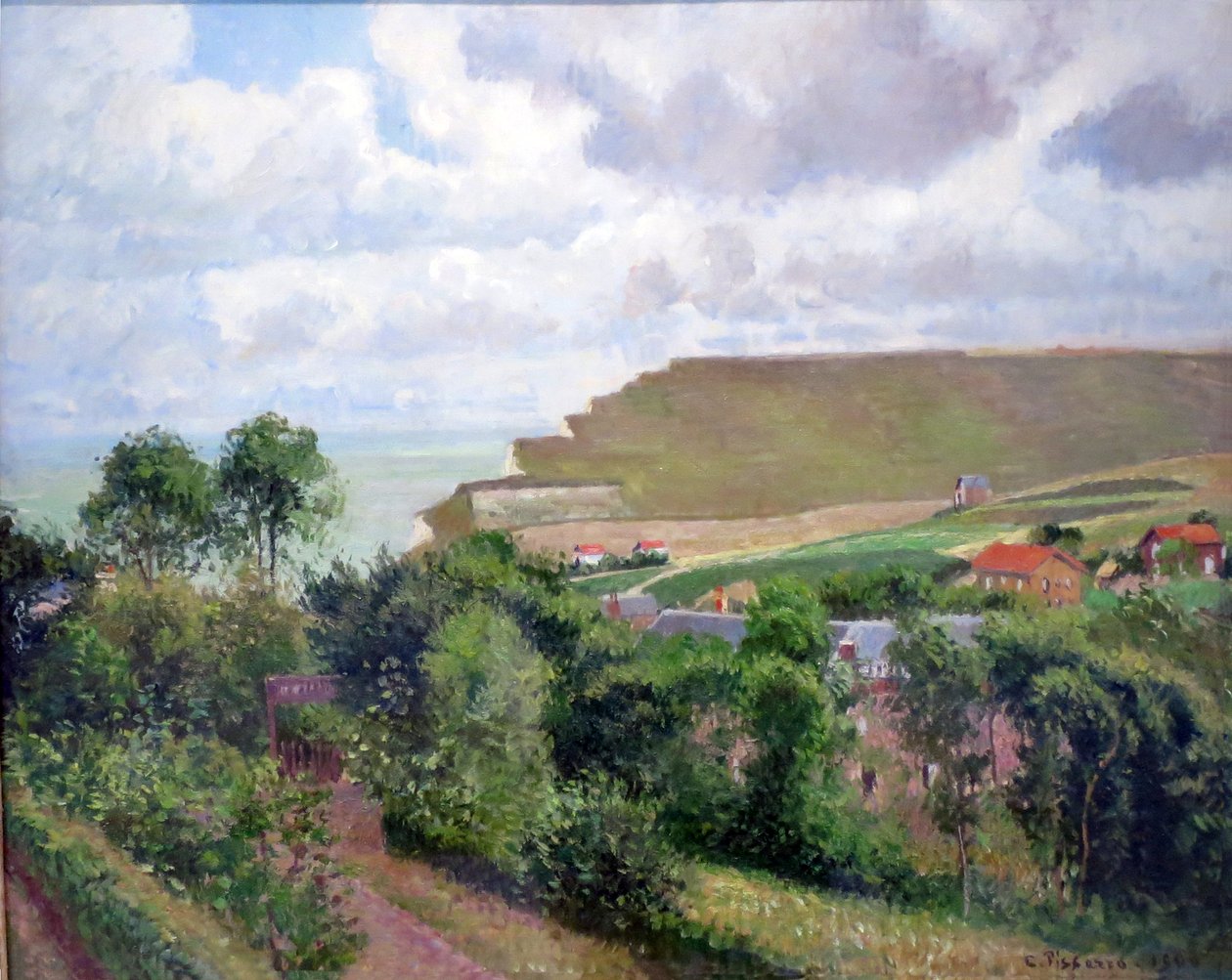 Utsikt over Berneval av Camille Jacob Pissarro