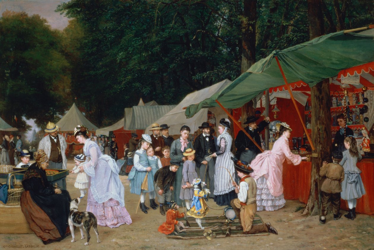 På messen, 1877 av Camille Leopold Cabaillot Lasalle