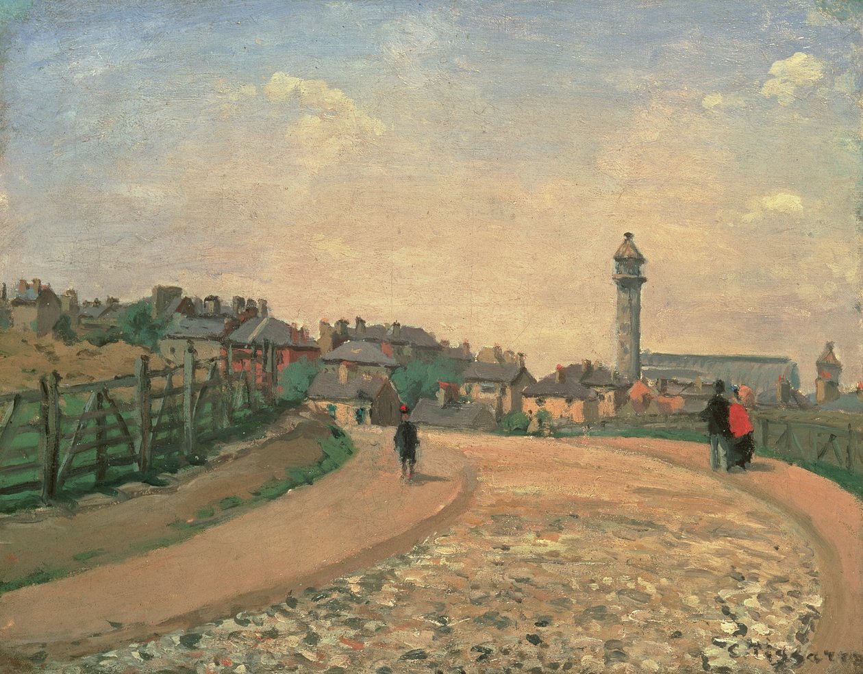 Crystal Palace, Upper Norwood av Camille Jacob Pissarro