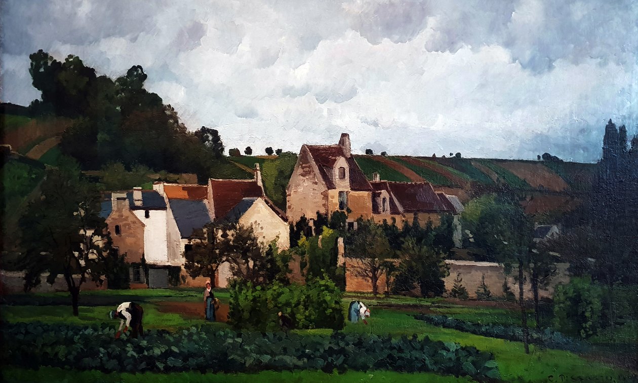 Eremitasjen i Pontoise av Camille Jacob Pissarro