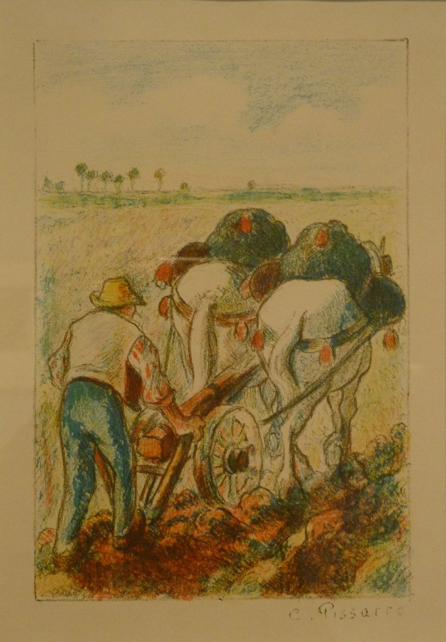 Plogen av Camille Jacob Pissarro
