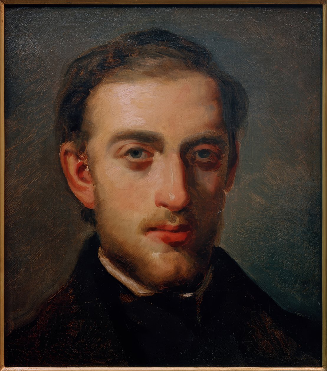 Portrett av maleren Fritz Melbye av Camille Jacob Pissarro