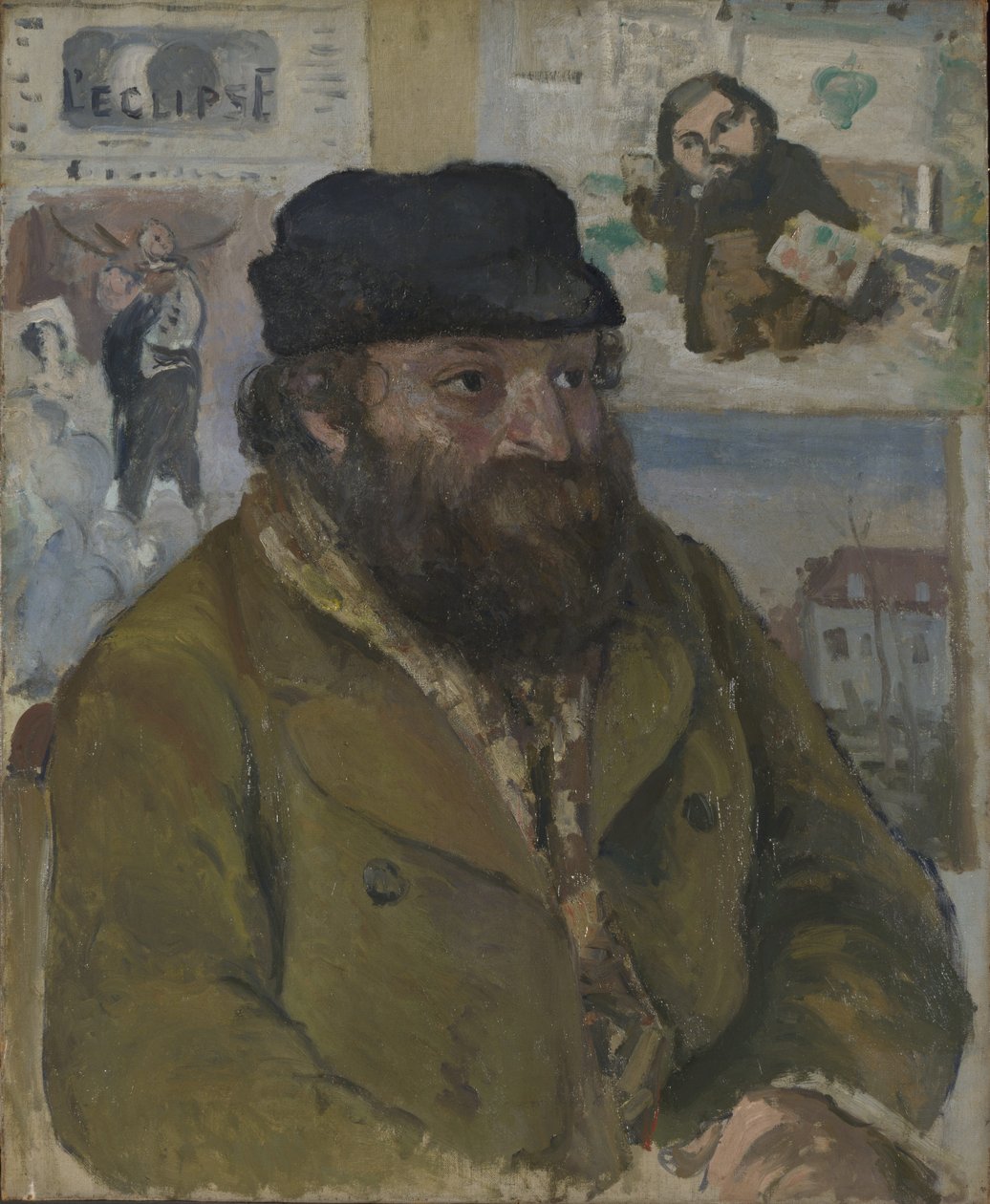 Portrett av Paul Cézanne av Camille Jacob Pissarro