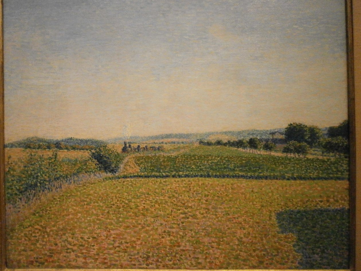 Jernbane til Dieppe av Camille Jacob Pissarro