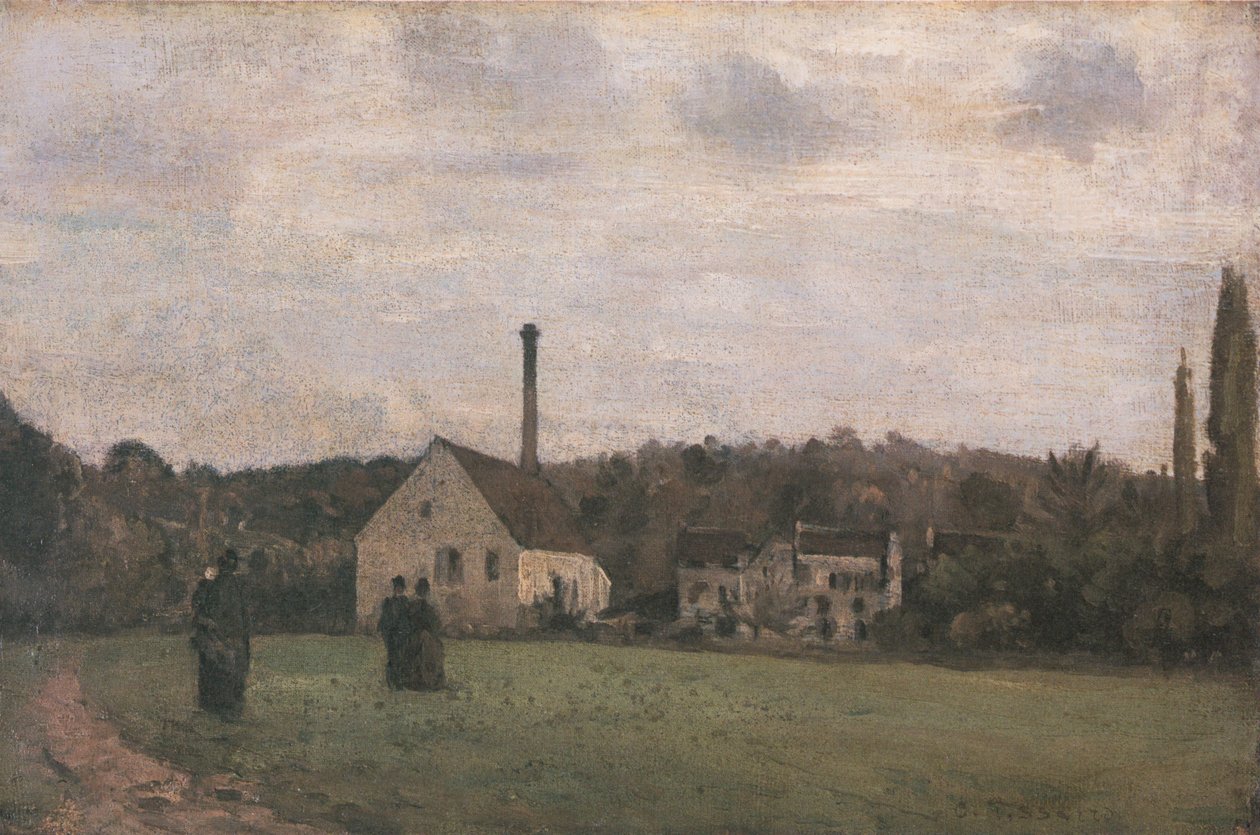 Smalfabrikken av Camille Jacob Pissarro