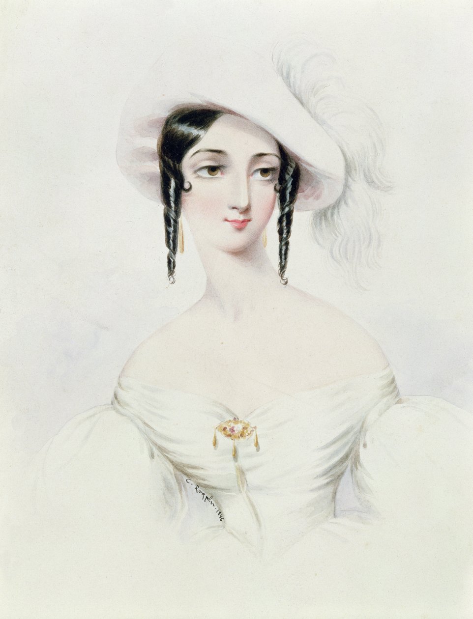 Portrett av Lola Montez (1821-61), 1846 av Camille Joseph Etienne Roqueplan