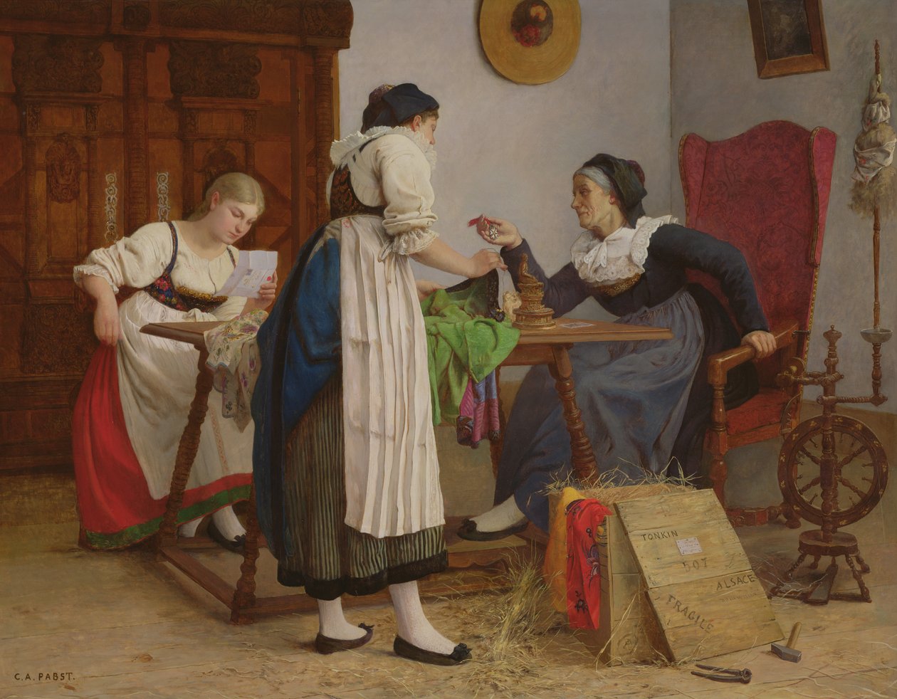 Brevet fra Tonkin, 1898 av Camille Alfred Pabst