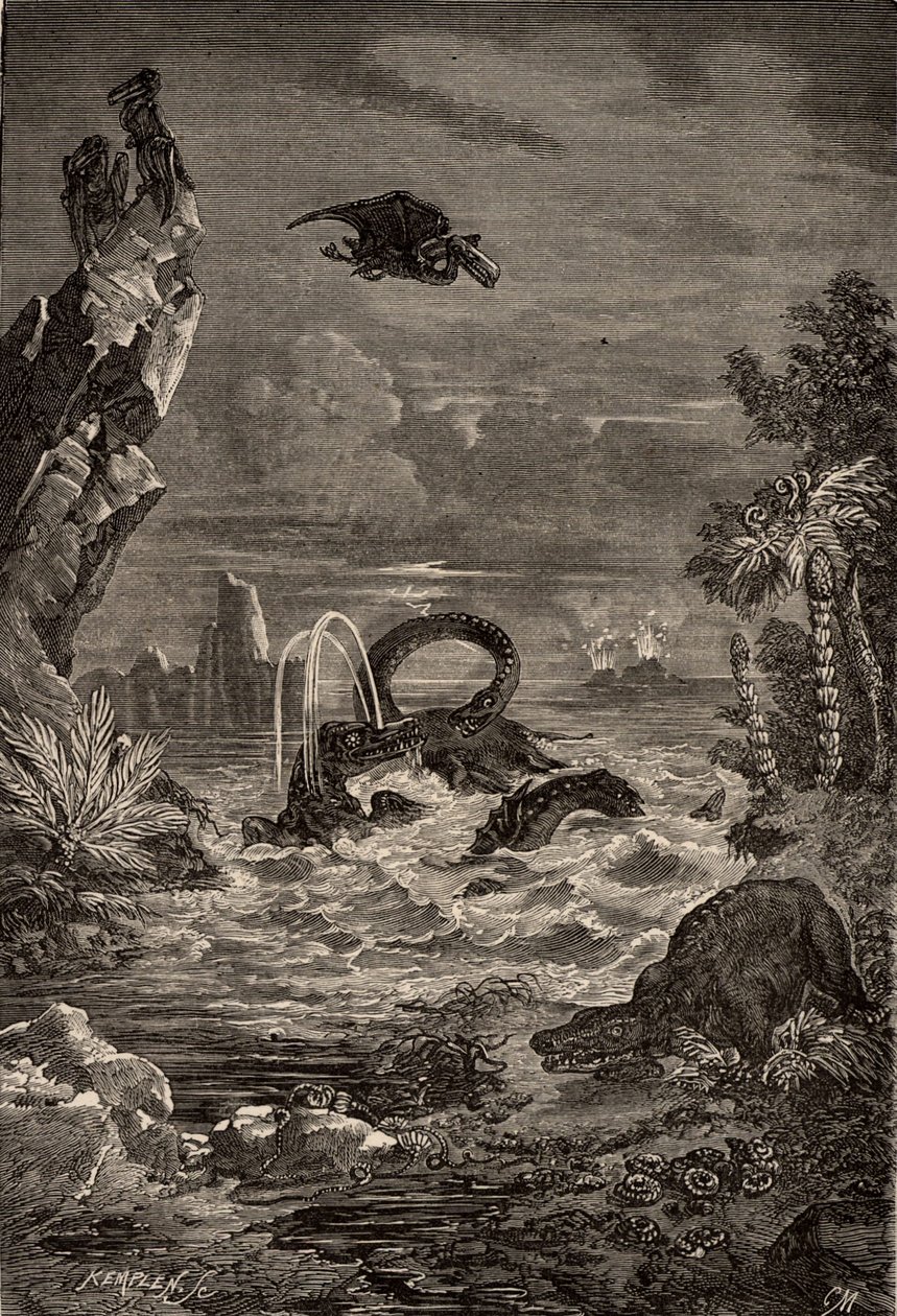 Jorden i dinosaurenes tid av Camille Flammarion