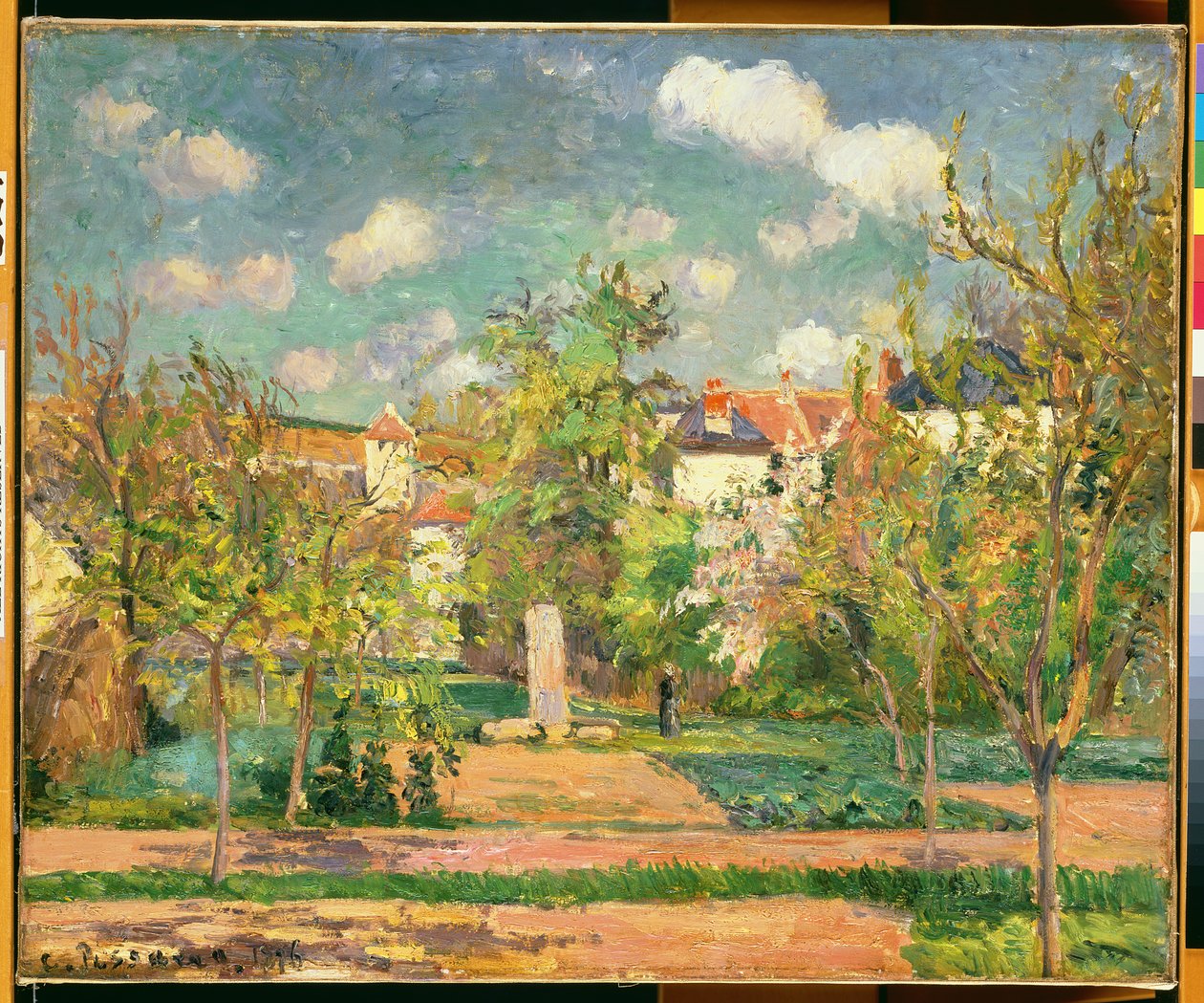 Garden, ca. 1876 av Camille Jacob Pissarro