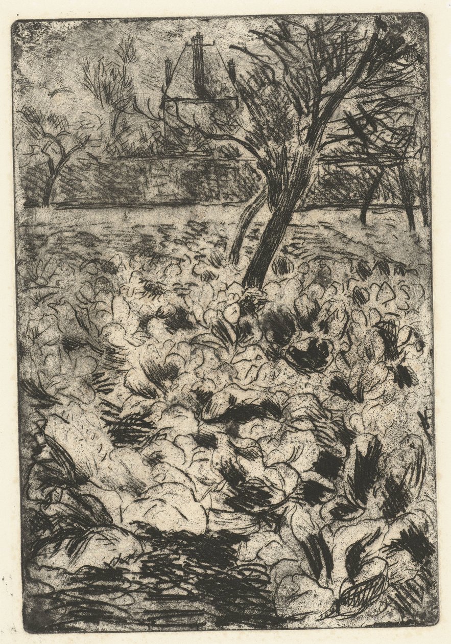 Knollfeltet Le champ de choix av Camille Jacob Pissarro