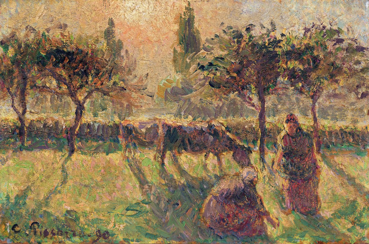 In the Fields, 1890 av Camille Jacob Pissarro
