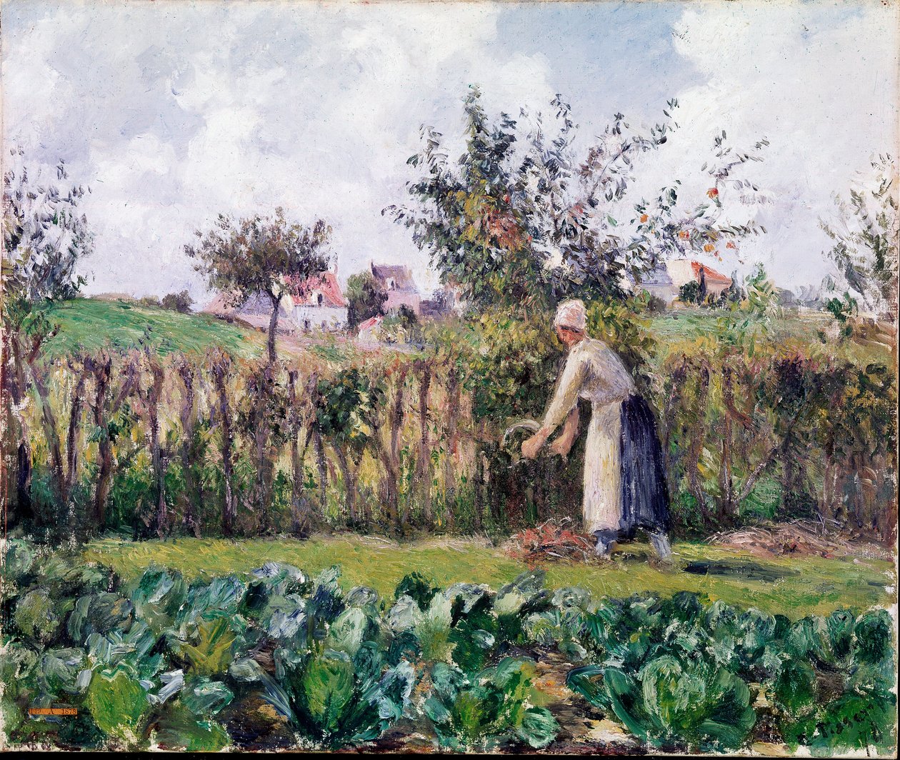 I hagen av Camille Jacob Pissarro