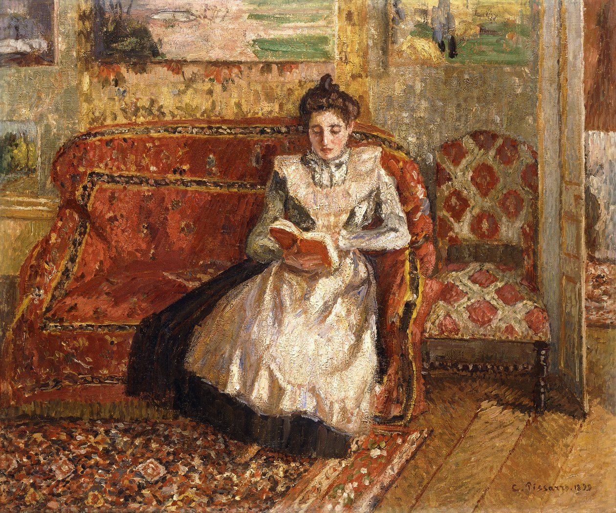 Jeanne Reading, 1899 av Camille Jacob Pissarro