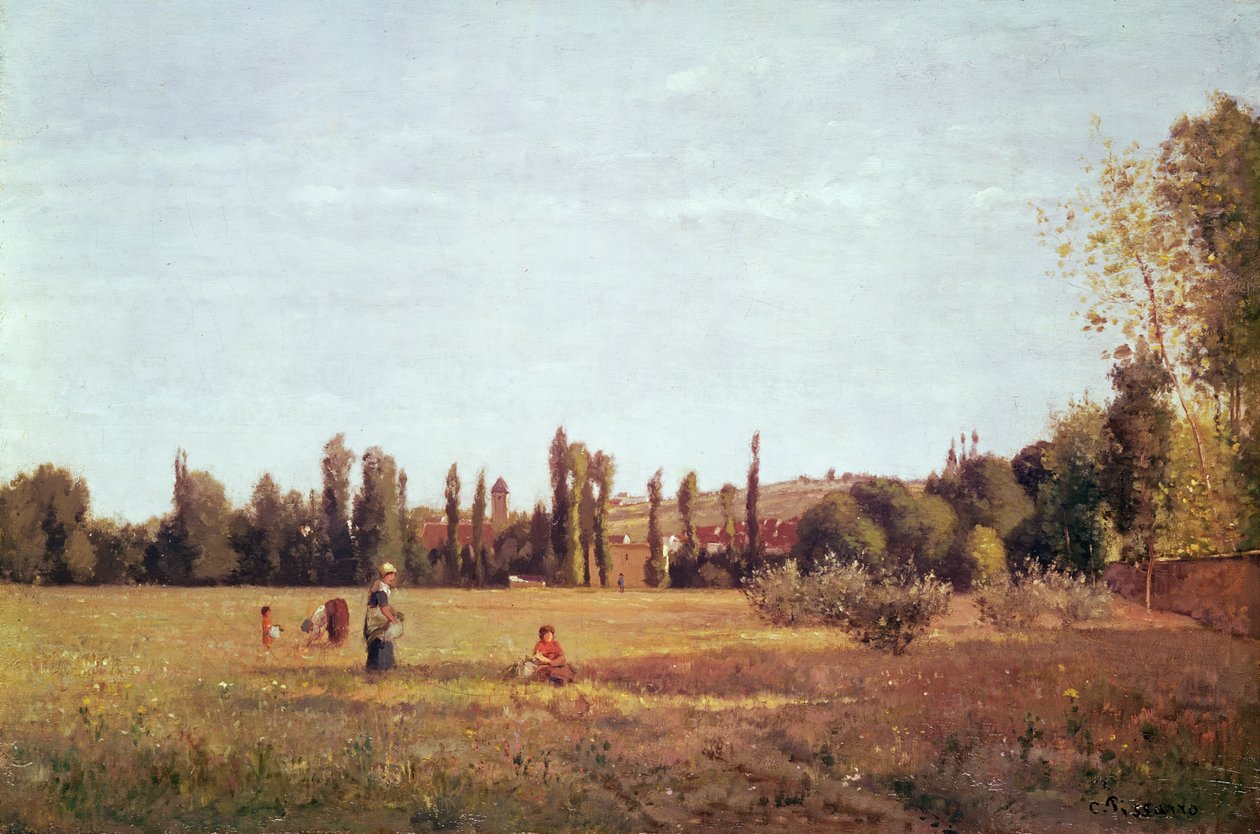 La Varenne de St. Hilaire, 1863 av Camille Jacob Pissarro