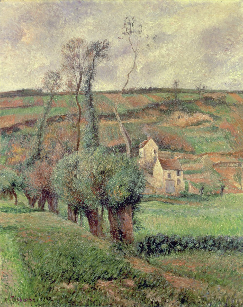 Cote de Chou ved Pontoise, 1882 av Camille Jacob Pissarro