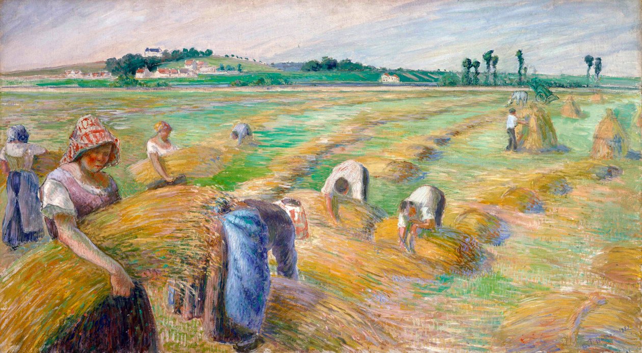 Høsten, 1882 av Camille Jacob Pissarro