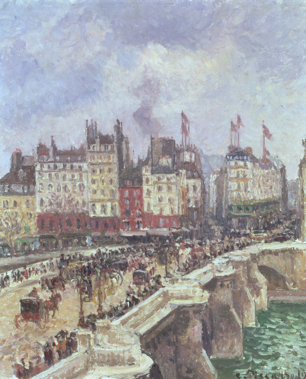 Pont Neuf, 1901 av Camille Jacob Pissarro