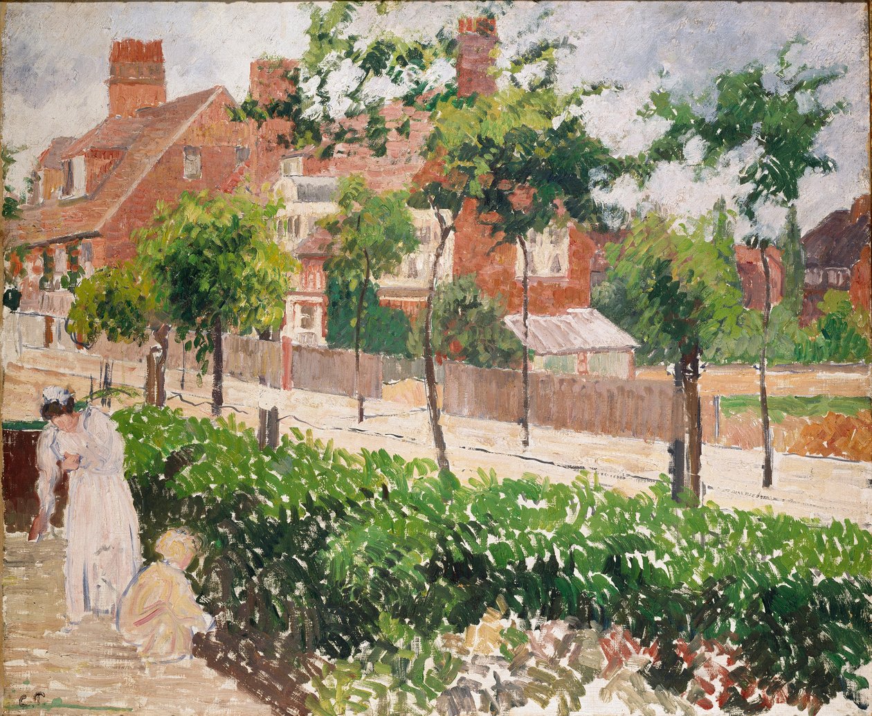 Bath Road, London, 1897 av Camille Pissarro