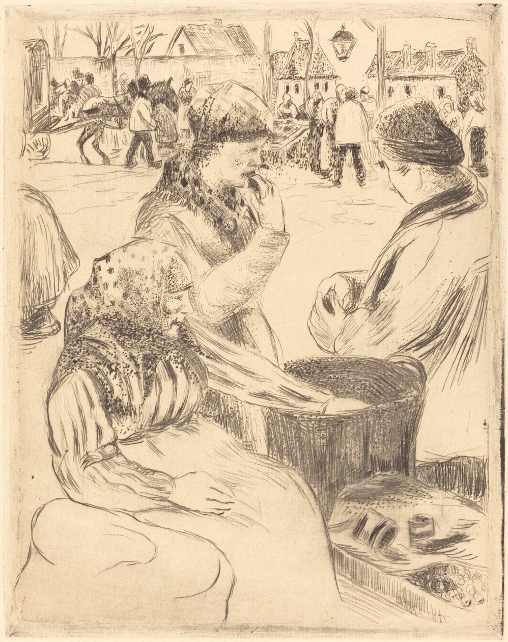Kastanjeleverandører av Camille Pissarro