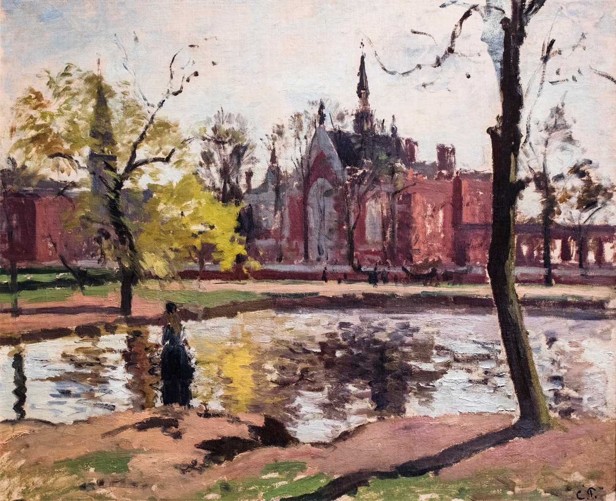 Dulwich College av Camille Pissarro