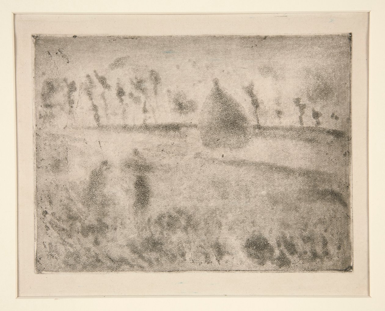 Regneffekt av Camille Pissarro
