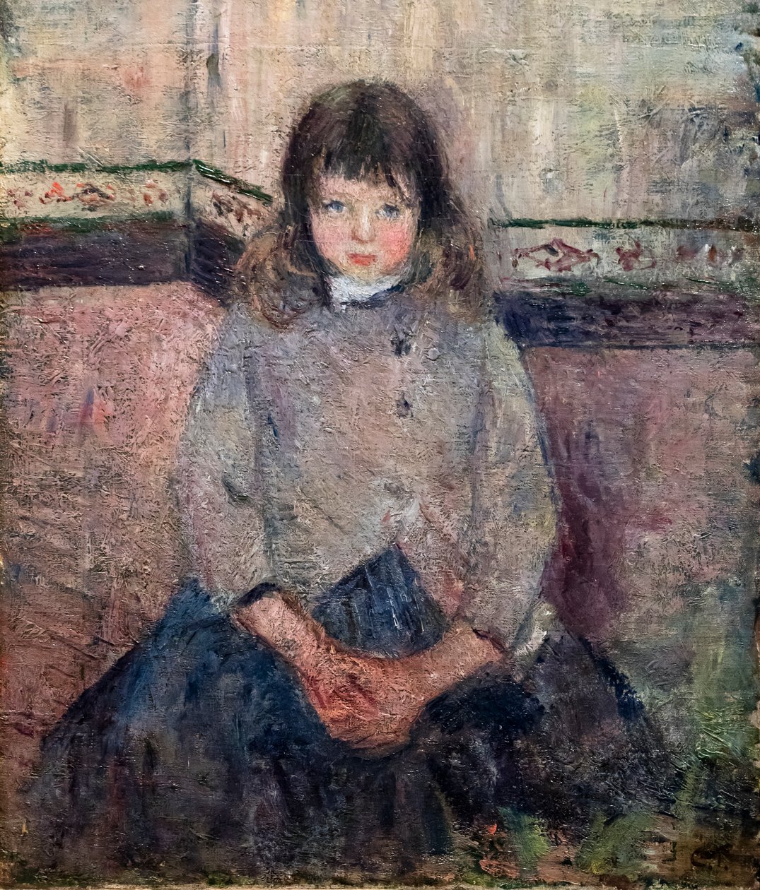 Félix Pissaro i skjørt av Camille Pissarro