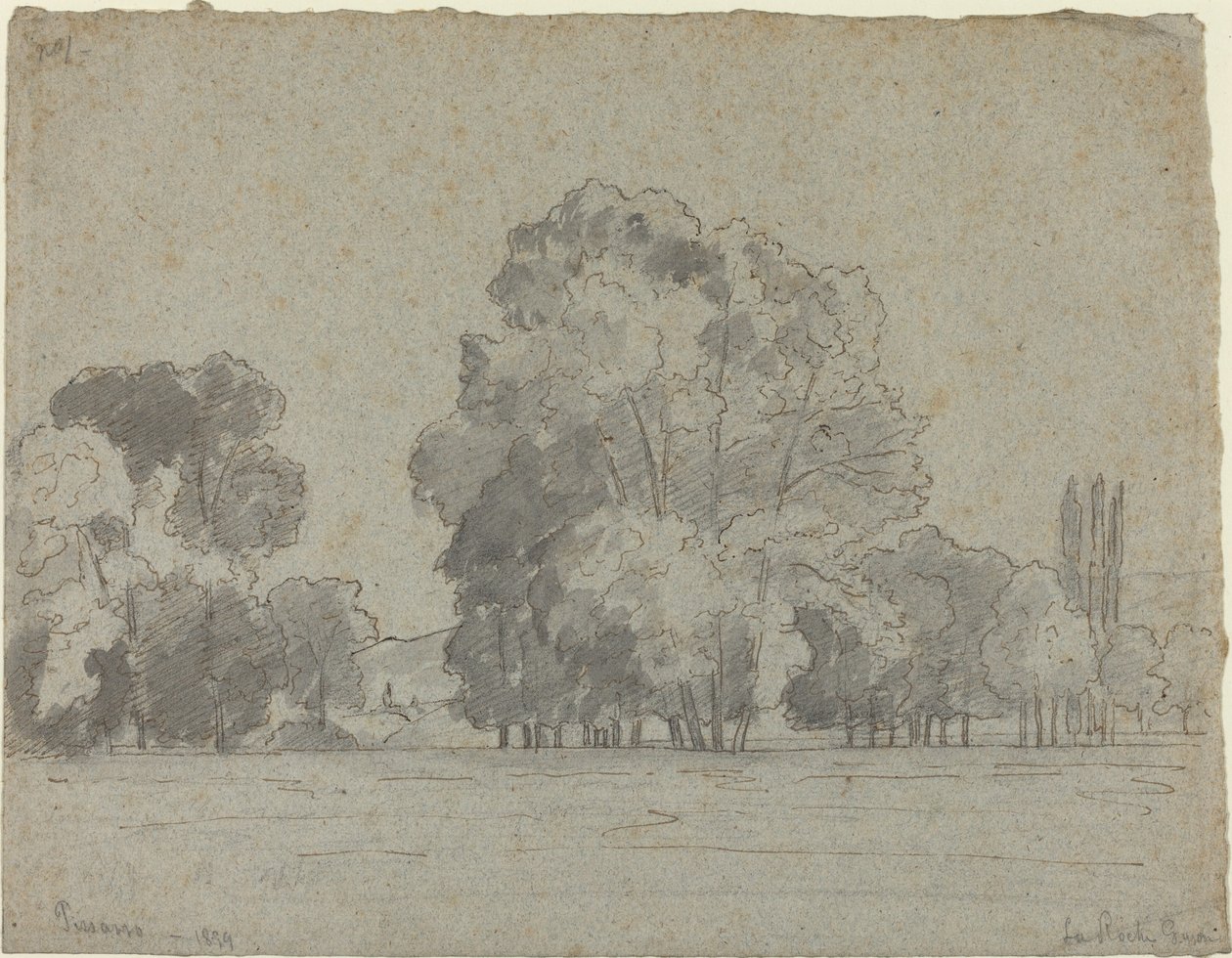 Grove of Trees, 1859. av Camille Pissarro
