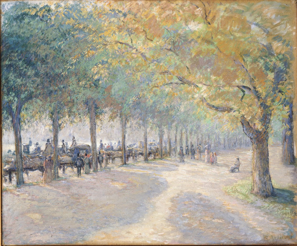 Hyde Park, London av Camille Jacob Pissarro