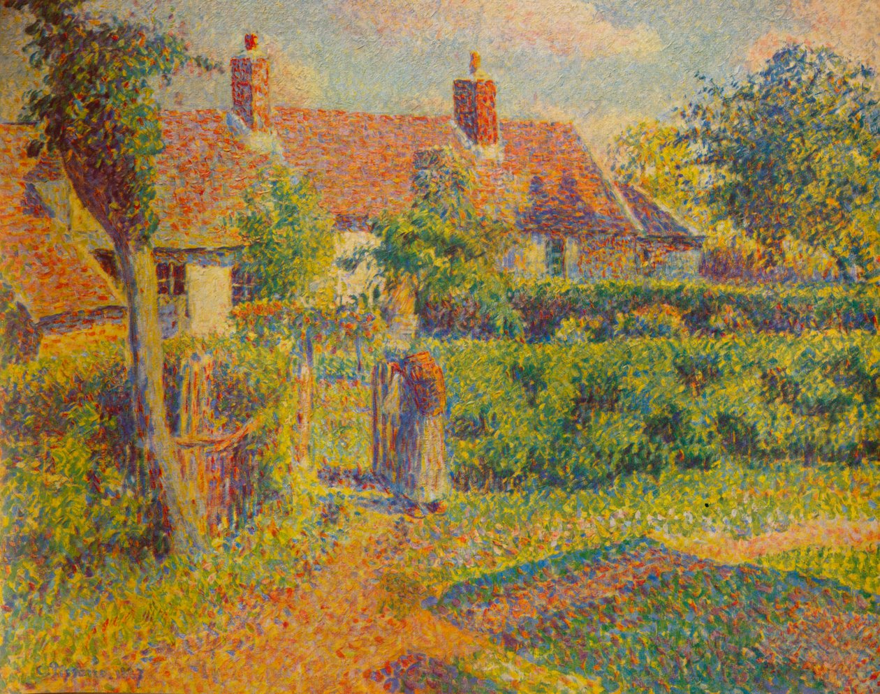 Hytta, 1887 1935 av Camille Jacob Pissarro