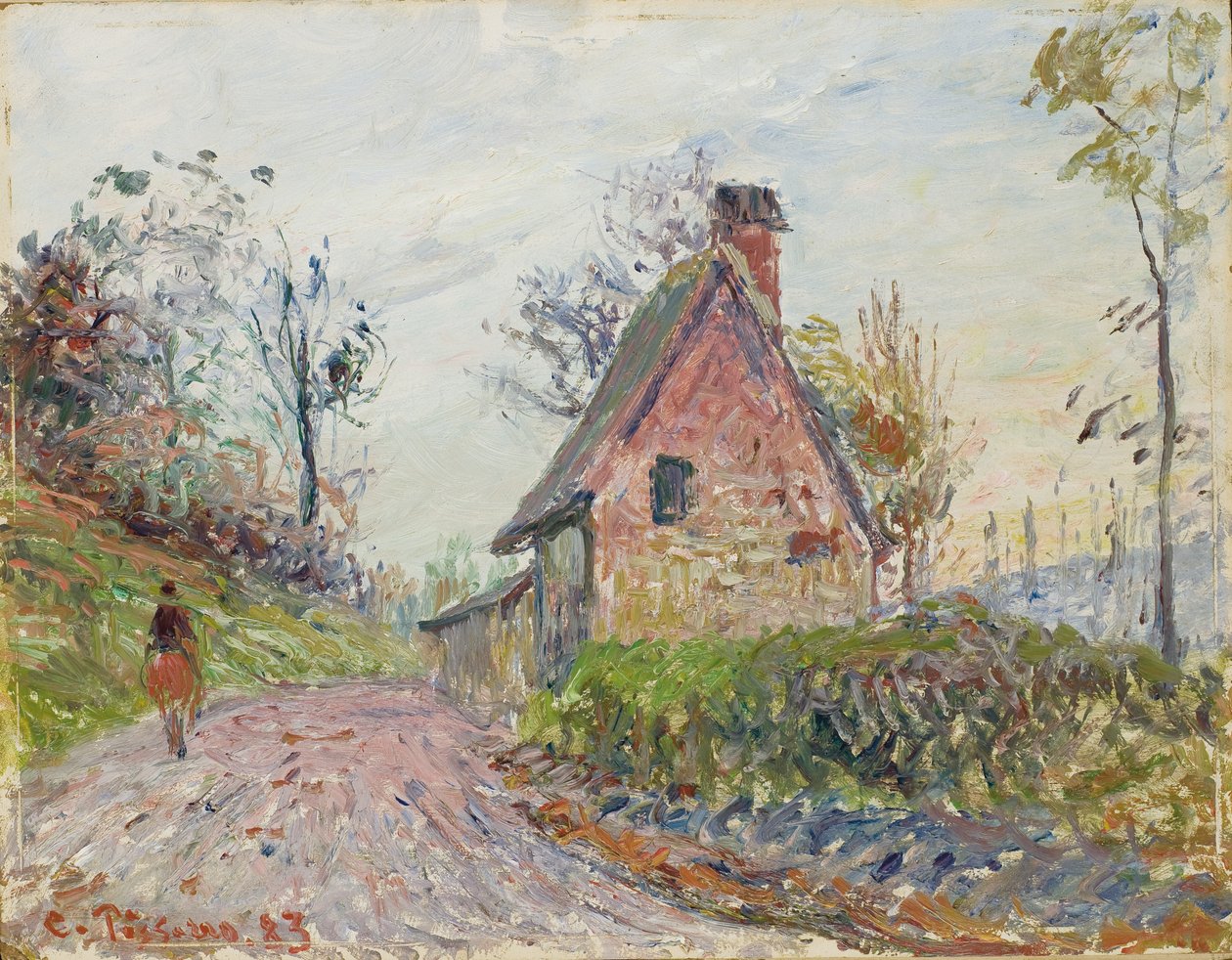 Omgivelsene til Rouen av Camille Pissarro