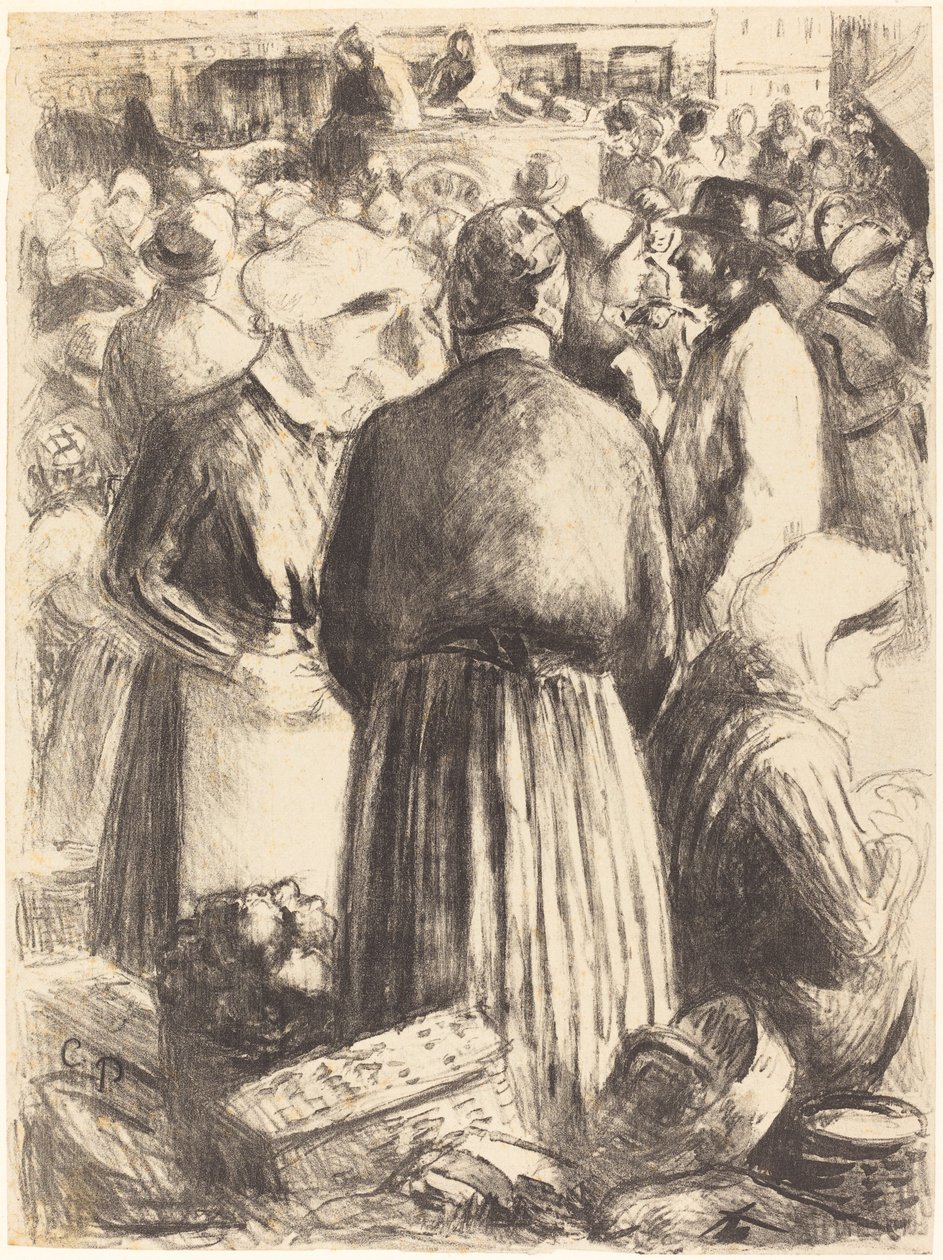 Marked i Pontoise av Camille Pissarro