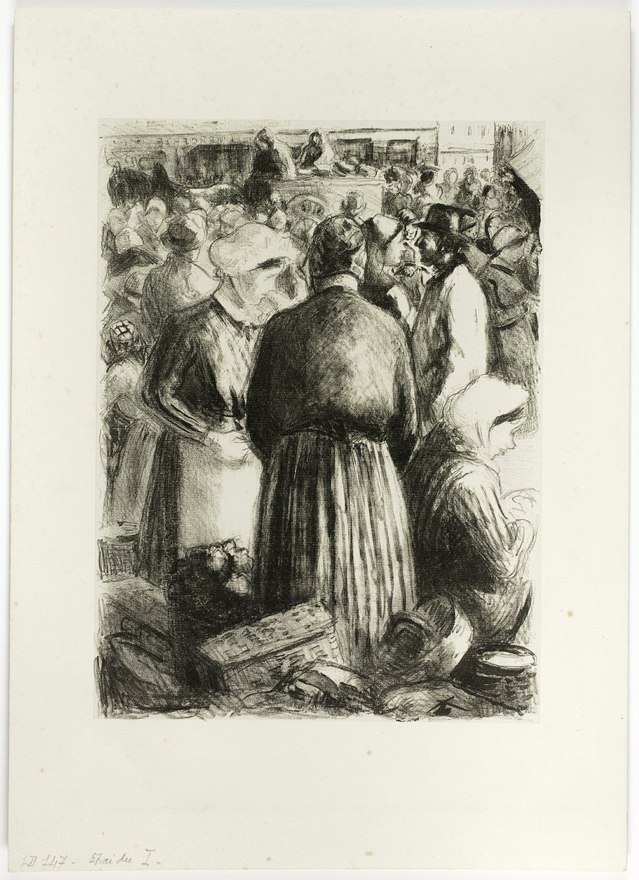 Marked i Pointoise av Camille Pissarro