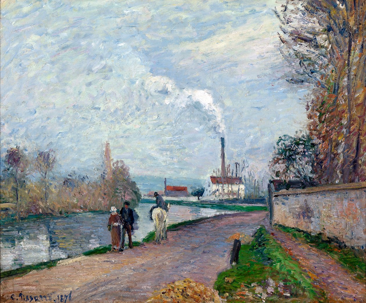 Oise-in-Pontoise av Camille Pissarro