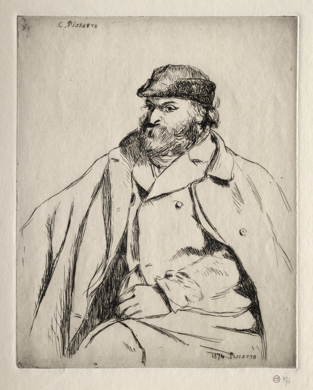 Paul Cézanne av Camille Pissarro