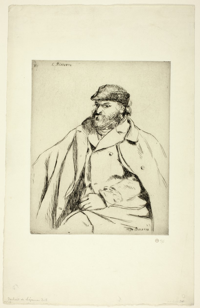 Paul Cézanne av Camille Pissarro
