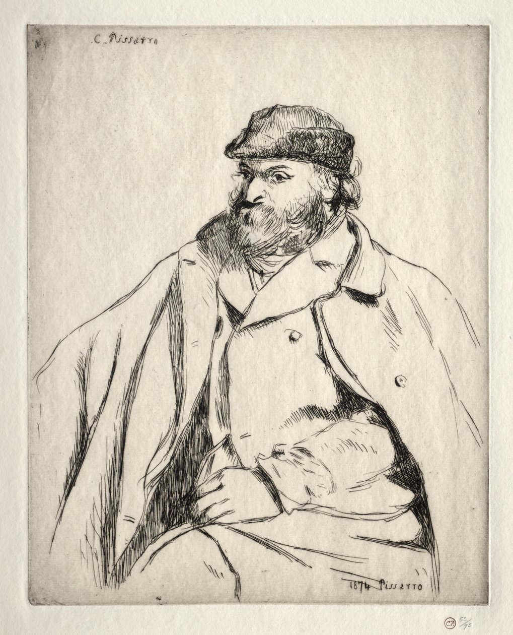 Paul Cézanne av Camille Pissarro