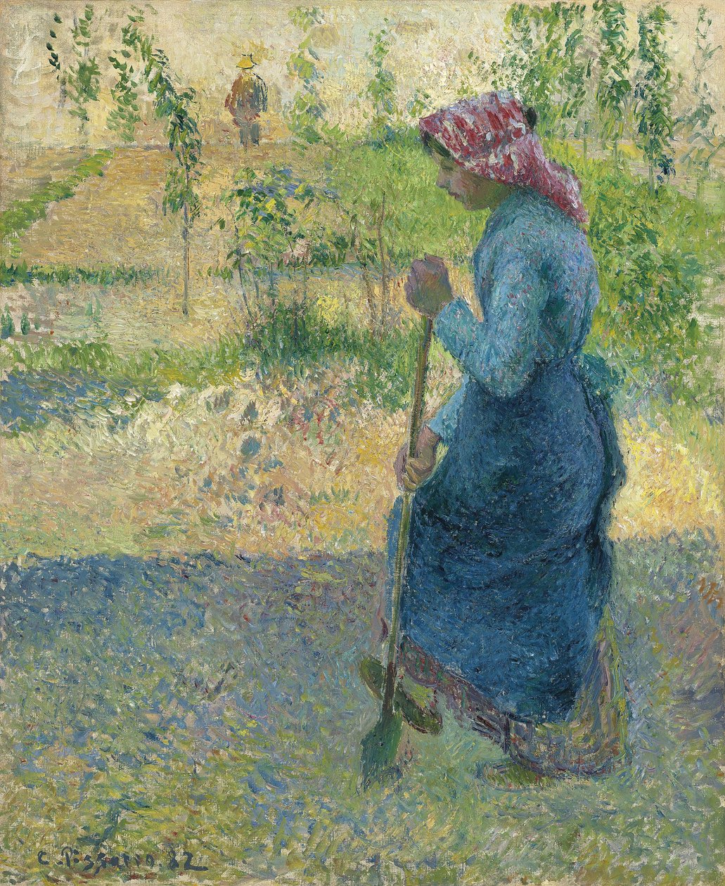 Bondegraving; Bondeskall av Camille Jacob Pissarro