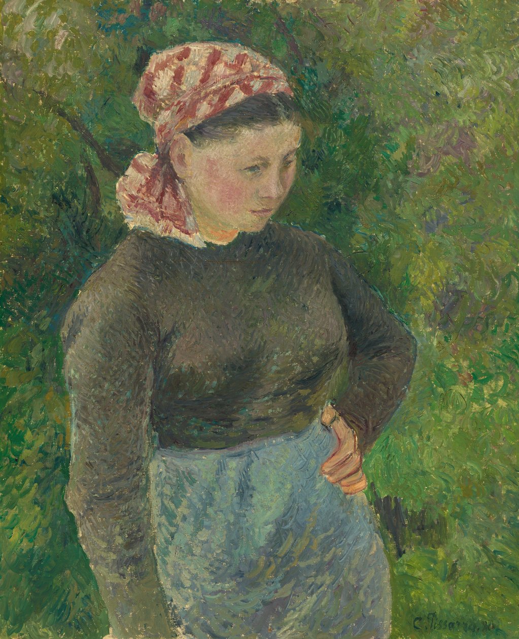 Bondekvinne av Camille Pissarro