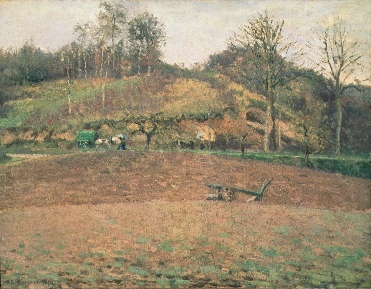 Plogland av Camille Jacob Pissarro